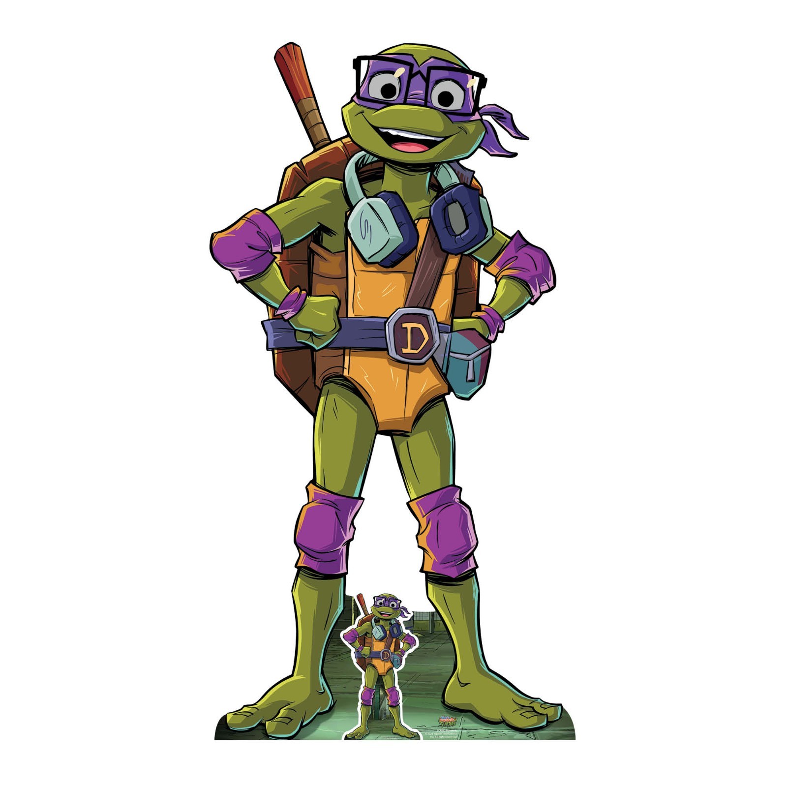 Donatello Tales of the Teenage Mutant Ninja Turtles Cardboard Cutout & Free Mini