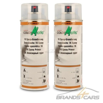 2x 400ml COLORMATIC 1K EPOXY GRUNDIERUNG PRIMER EPOXIDHARZ GRAU 174414