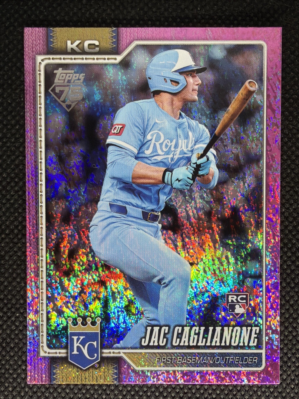 2026 Topps Series 1 - Jac Caglianone #138 Pink Holo Foil (RC)