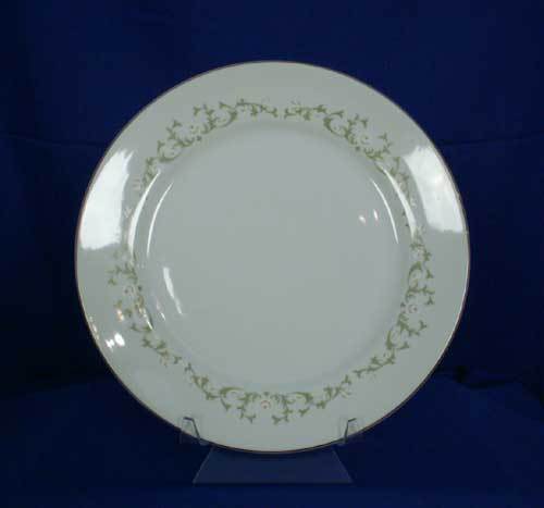 Sheffield Elegance Speiseteller 502 geprägt weiß Blumen Girlande Japan - Bild 1 von 5