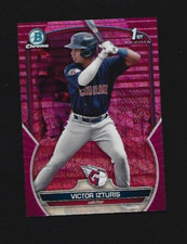 2023 Bowman Chrome Victor Izturis BCP-175 Fuchsia Pink Vapor Wave Refractor /199