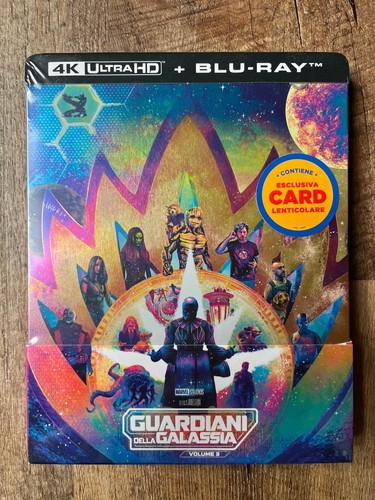 *DING* Guardians of the Galaxy: Volume 3 w. Steelbook (4K UHD + Blu-ray, Import)