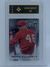 Trevor Williams prizm draft picks #72 JSE gem mint 10