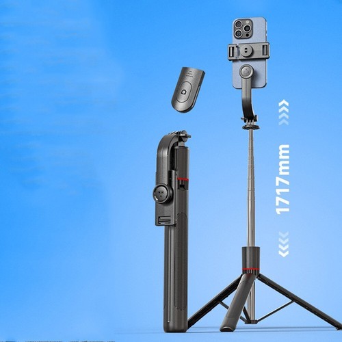 Trépied long 67,7" Selfie Stick tout en 1 avec télécommande pour téléphones portables iPhone Samsung - Photo 3 sur 10