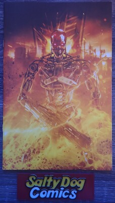 Transformers vs Terminator #1 - Frankie's Virgin Variant - HTF - IDW Dark Horse