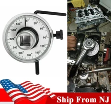 Torque Wrench Angle Gauge Tool,360° Adjustable 1/2" Drive Torque meter Wrench