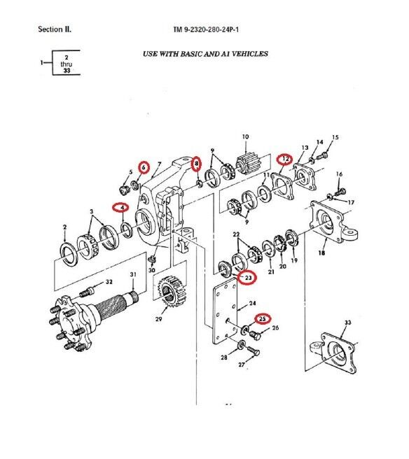 Cover Access Geared Hub HMMWV Hummer, 69,00 - Foto 5