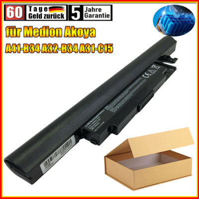 Replace Akku Für Medion Akoya A41-B34 A32-B34 A31-C15 A31-B34 E6239 14.4V E6239T