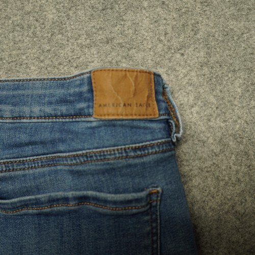 American Eagle Next Level Stretch Jegging Blue Denim Jeans Women's Size 10 Short - Picture 14 of 14