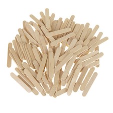 Wooden Craft Popsicle Sticks, Natural, 2-1/2-inch, 120-piece