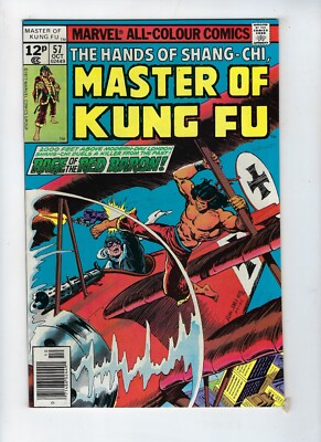 Master of Kung Fu # 57 Marvel Comics Rage of the Red Baron Oct 1977 VF/NM