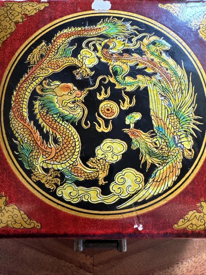 Vintage Chinese Compass And Case - Image 3 of 4