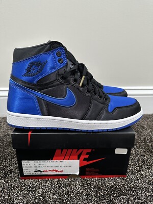 Jordan White and Royal Blue High-Top Basketball Sneakers promo sampl Jordan 1 Retro High OG Sample Game Royal 2018 for Sale  main image 3
