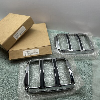 1965 -1966 MUSTANG TAIL LAMP BEZELS - LEFT & RIGHT - N.O.S. AFF55-70141 ...