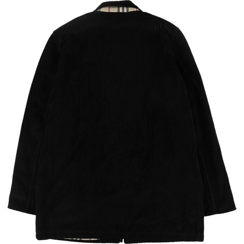 BURBERRY LONDON Wide-Wale Corduroy Jacket Made in Spain Black Size 46 - Picture 2 of 11