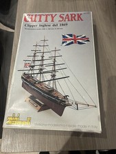 Mini Mamoli MM08 Cutty Sark Wooden Model Kit Scale 1:250 Vintage  New inc UK P+P
