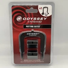 Odyssey Golf Putting Plane Gates Golf Aid 2 Gates Alignment Sticks 50 & 60mm NEW