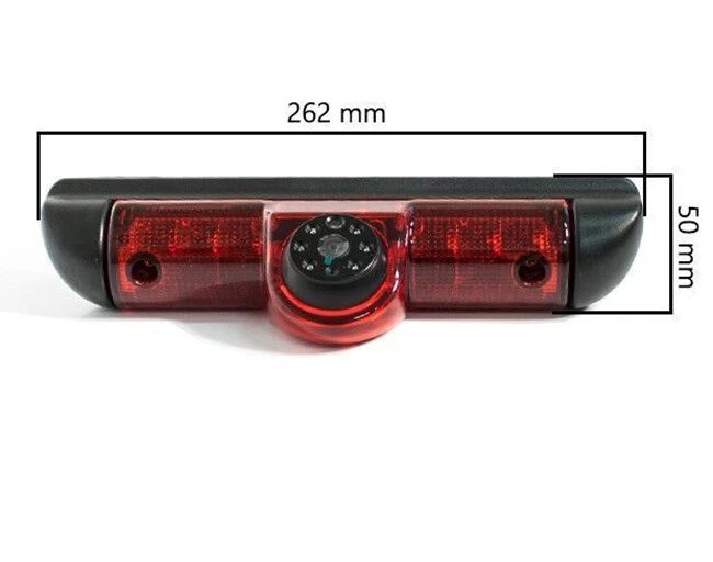 Car Rear View Camera For Fiat Ducato Peugeot Boxer Citroen Jumper Brake Light - Image 3 of 4