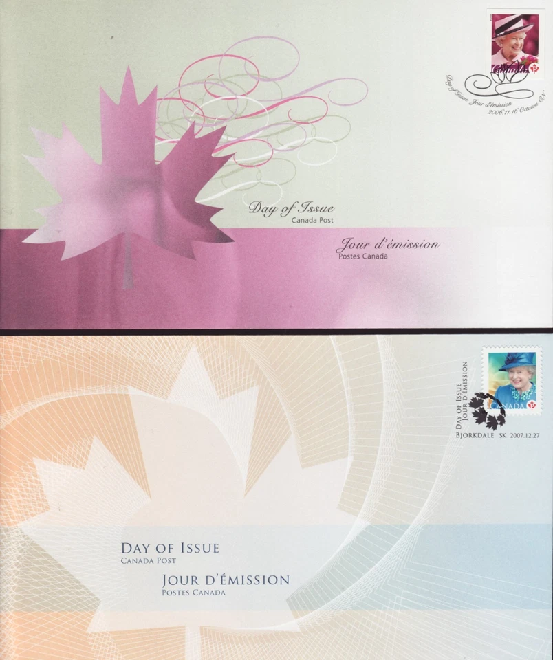 5 Canadian First Day Covers 1987, 2006, 2007, 2009 - Queen Elizabeth II / QEII - Image 4 of 4
