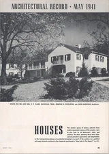 1941 Article * C P Clark House Nashville TN * Emmons H Woolwine & John Harwood