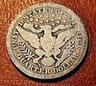 *1, 1898 Barber Quarter,90% Silver, 13 Stars. Check Out The Store