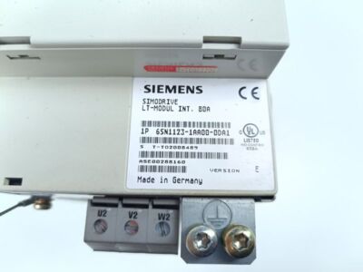 Siemens Simodrive Modulo LT Int. 80A 6SN1123-1AA00-0DA1 – Usato In Buone Condizioni
