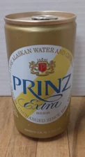 Vintage Empty 12 Ounce Prinz Extra Beer Can