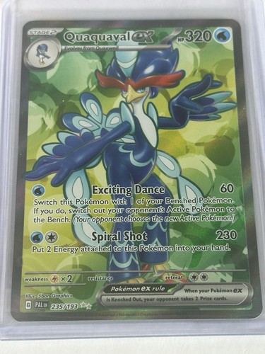 Quaquaval ex 235/193 Paldea Evolved (PAL) NM Ultra Rare Full Art Pokemon Card