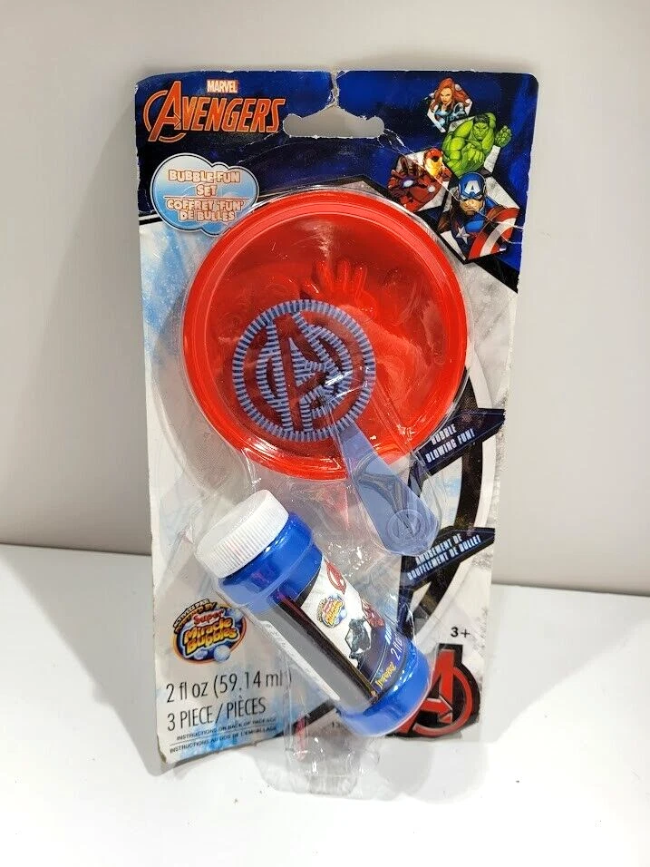 Marvel Avengers Bubble Fun Set Wand Toy 2 oz. Super Miracle Bubbles | eBay
