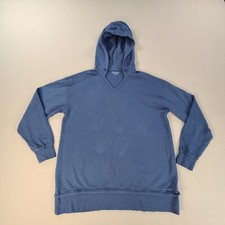 Athleta Sweater Womens Medium Gray Hoodie Full Zip Just Do It Casual Gym