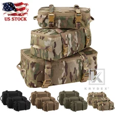 KRYDEX 3pcs Modular Packing Cubes Mesh Pack Organizer Outdoor Large Capacity Bag