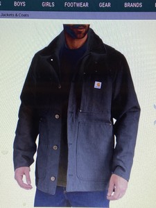 Carhartt 102707-001 Full Swing Chore Coat NWT 2XLT Black | eBay