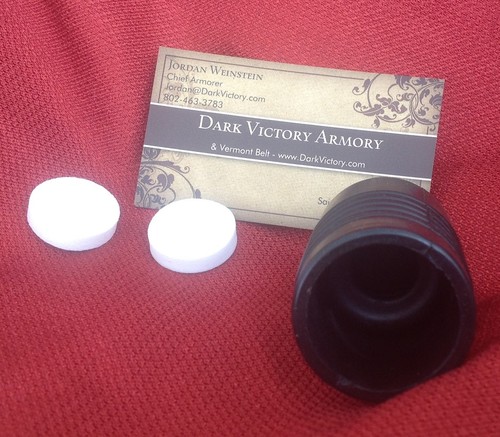 Rugged Rubber Thrusting Tip for SCA & WMA Armored Rattan - Medieval Knight - Picture 6 of 8