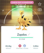 Pokémon Go - Shiny Galarian Zapdos -  P T C ...