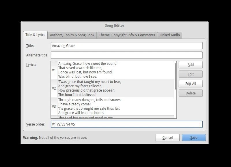 OpenLP 2024 - Church Worship Presentation Bible Software for Windows on CD-ROM - Image 3 of 4