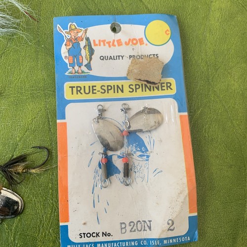 Vintage Fishing Lure Lot Finspin MEPPS Shyster Little Joe Plus Others - Picture 2 of 7