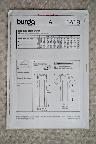 BURDA 6401-6498 - Mens & Womens Sewing Patterns - PICK-A-STYLE - New & Uncut - Picture 7 of 47