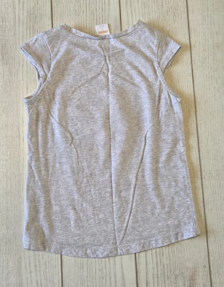 Camiseta Gráfica GYMBOREE Niñas Bulldog Francés 4 de Julio - TALLA 6 Foto 4 de 4