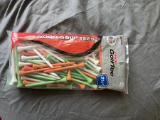 Pride Golf Tee 3 1/4 in.  90 count - Multi Colors For Golfing Needs