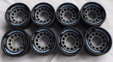 Viper Grip Formula Black Roller Skate Wheels Lot Of 8 Wheels
