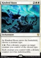 1x Kindred Boon NM-Mint, English Commander 2017 MTG Magic