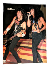 ANTHRAX / JOEY BELLADONNA & FRANK BELLO / LIVE MAGAZINE FULL PAGE PINUP POSTER