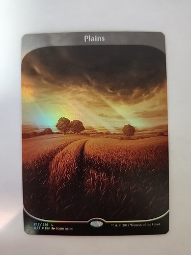 MTG Plains - Unstable FOIL NM - Magic The Gathering - Picture 1 of 6