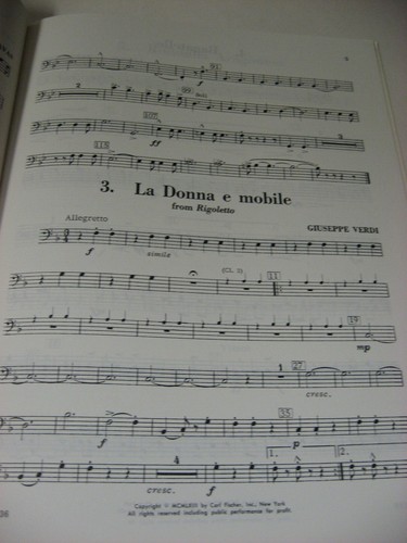 Symphonic Winds in Concert 3rd TROMBONE Part Sheet Music Carl Fischer Cacavas - Bild 4 von 4