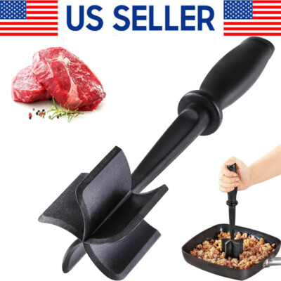 Meat Hamburger Chopper Heat Resistant Utensil Ground Beef Potato Masher Spatula