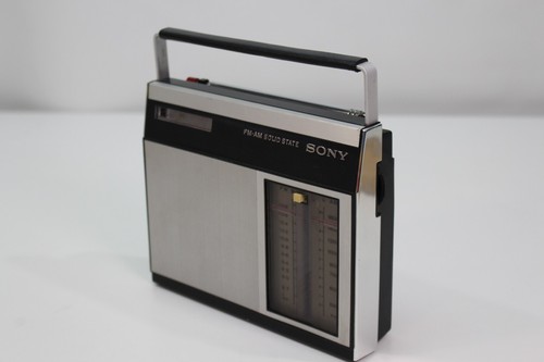 VTG Sony 6F-19W Radio FM/AM 9 Transistor Receiver 1970's Solid State Tokyo Japan - Picture 15 of 24
