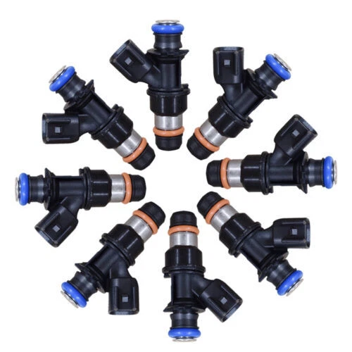 8pcs OEM Fuel Injector 12580681 For 2004-2010 Chevy GMC 4.8L 5.3L 6.0L 6.2L Foto 2 de 4