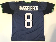 UNSIGNED CUSTOM Sewn Stitched Matt Hasselbeck Jersey - M, L, XL, 2XL