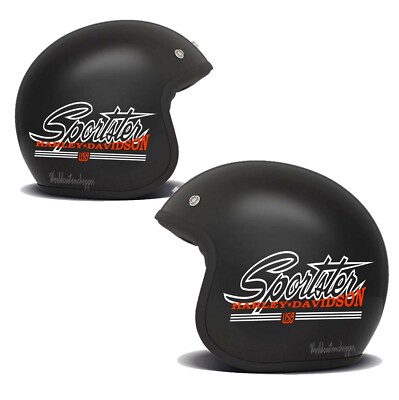 Adesivi Stiker Harley Davidson Sportster Softail Touring per Casco Bandit  custom | eBay