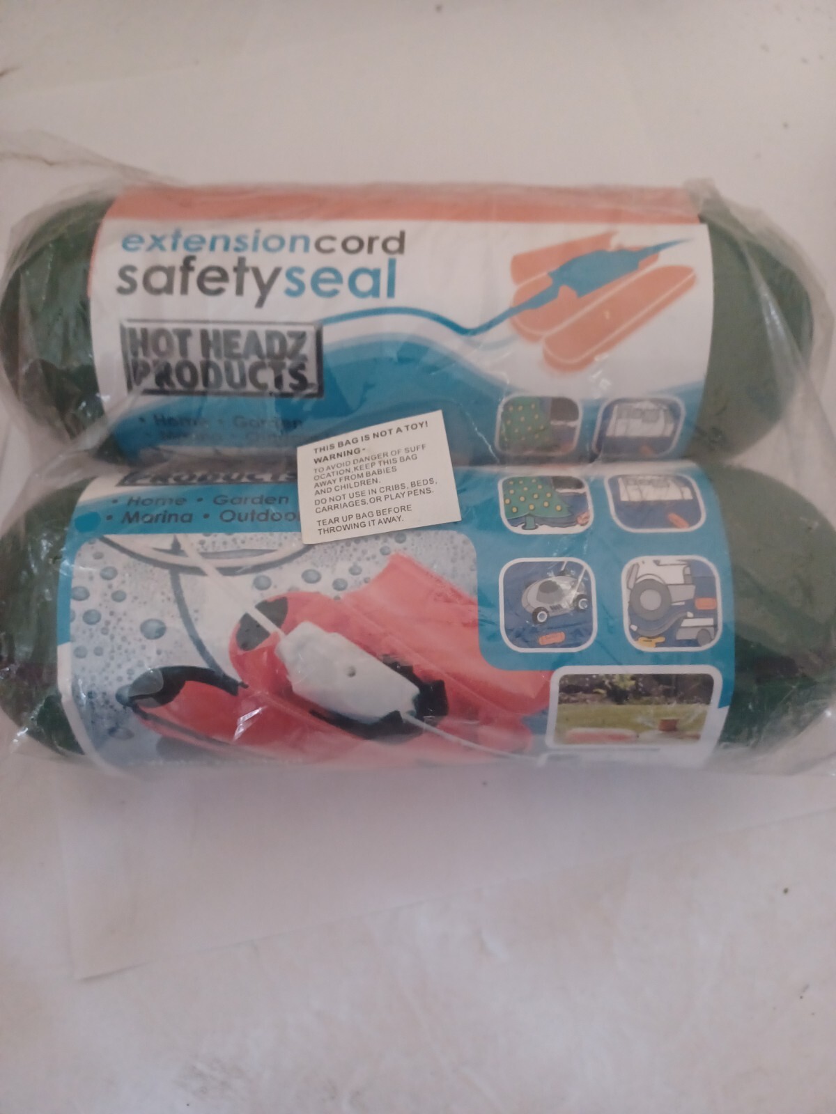 Extension Cord Safety Seal Green Set of 2 for sale online eBay